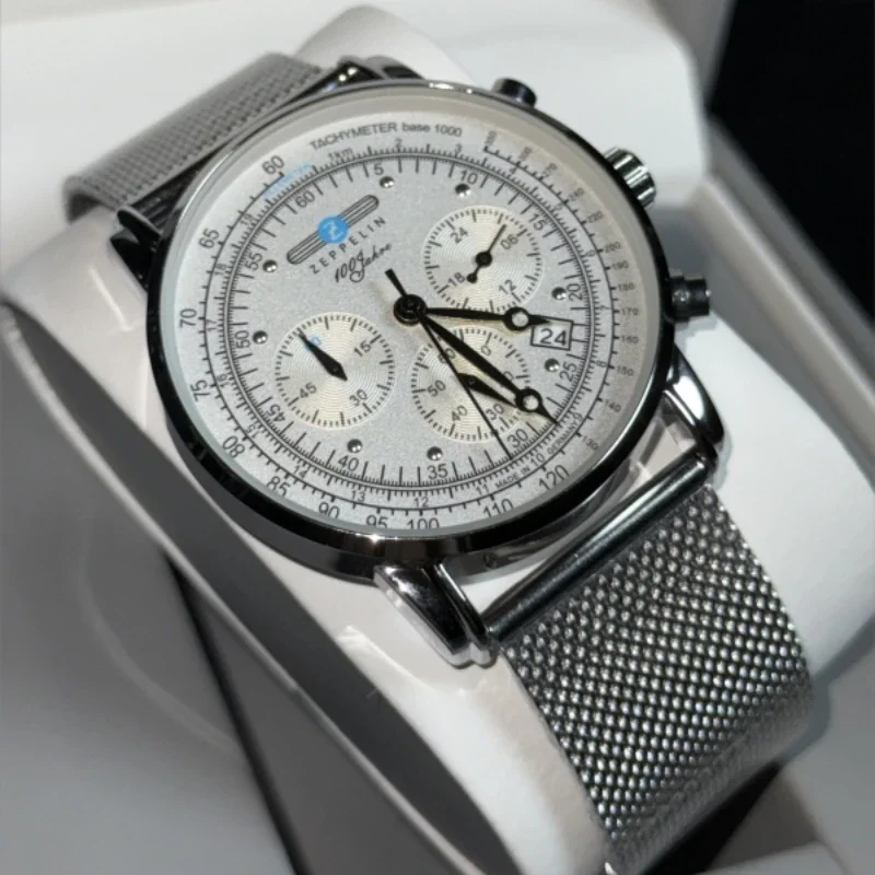 Running Watch - New Fashion Casual Luxury Zeppelin Three-eye