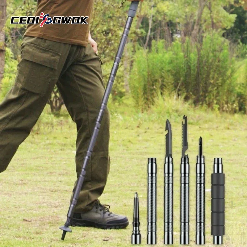 CEOI GWOK Durable Aluminum Tre - Trekking Pole Carbon recension och pris