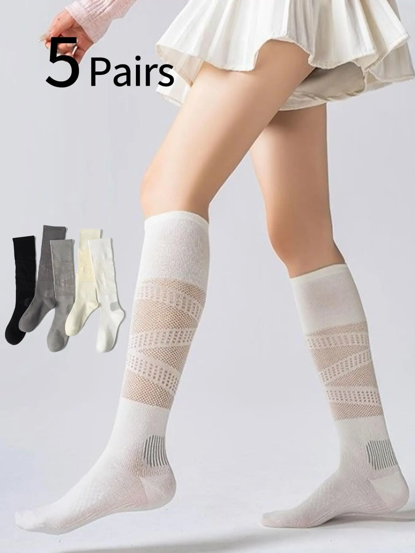 5 Pairs Women's Sports Socks,  - Sports Socks recension och pris