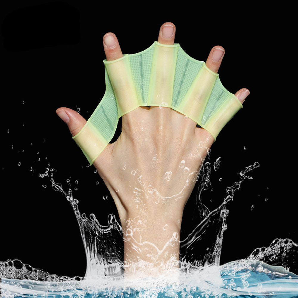 Silicone Swim Fins Hand Paddle - Running Gear Kids recension och pris