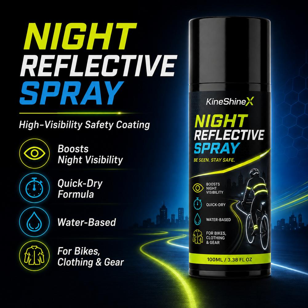 100ml Night Reflective Spray H - Running Visibility Gear recension och pris
