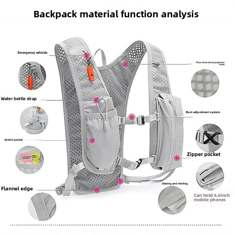 Running phone bag outdoor hiki - Hydration Vest recension och pris