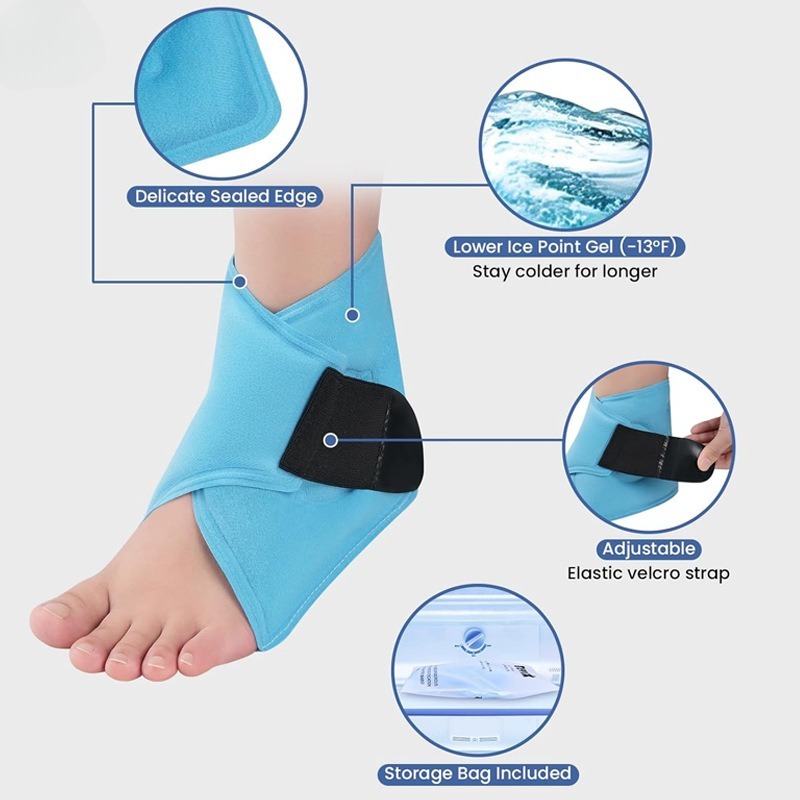 Soft Gel Ankle Ice Pack Hot Co - Ankle Brace recension och pris