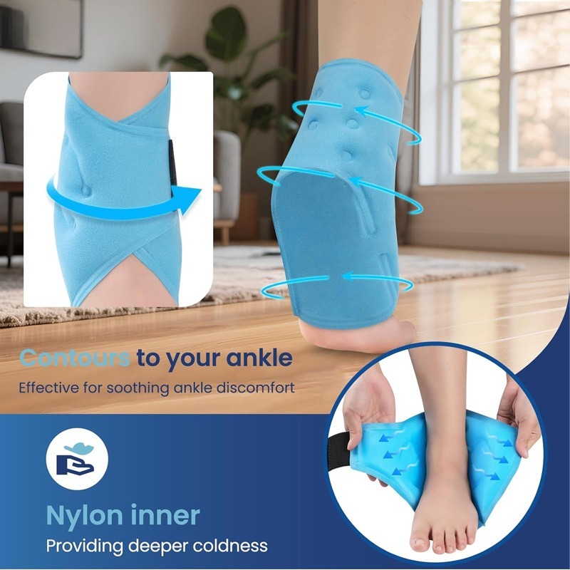Soft Gel Ankle Ice Pack Hot Co - Ankle Brace recension och pris